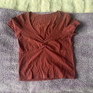 BRANDY MELVILLE Red Gina Top